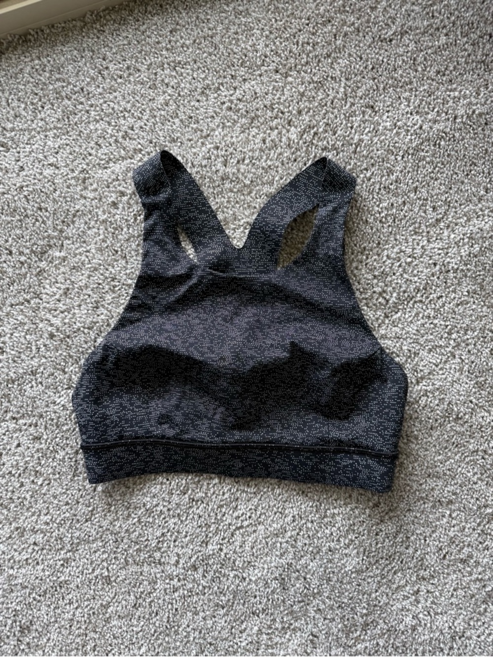 lululemon athletica Black High-Neck Sports Bra